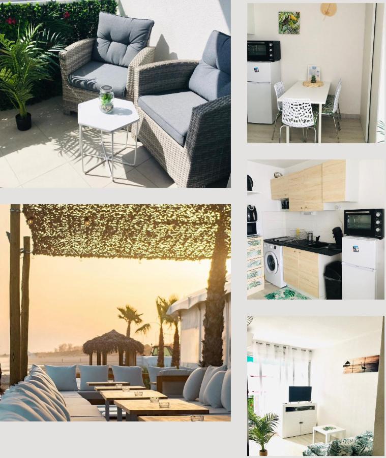 Studio Cosy Et Moderne Au Couchant Situe 150M De La Plage -Avec Parking Gratuit Prive - 25M2 - Climatise - Balcon - Wifi Gratuit La Grande-Motte Exterior foto